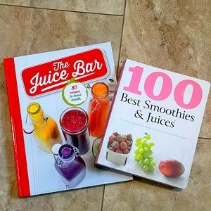 2 Pk Juice & Smoothie Recipe Books 🍏🍎🍊🍓🥦🥒
